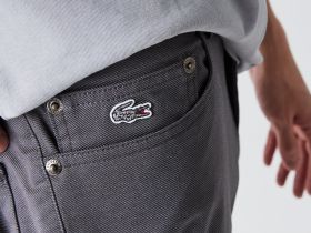 Мужские джинсы Lacoste приталенного кроя