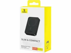 Внешний аккумулятор Baseus Magnetic Mini Air Slim 10000mAh 20W (черный) (PPCXM10A)