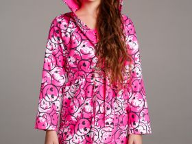 Халат текстильный для девочек