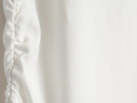 Футболка со сборками для девочек, Белый