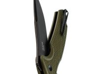 Складной нож Mr.Blade Hellcat blackwash, сталь S35VN, рукоять Olive G10