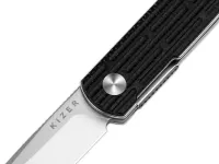 Складной нож Kizer Bamboo, сталь Nitro-V, рукоять G10, черный