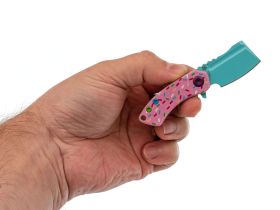Складной нож Kansept Mini Korvid, сталь 154CM, рукоять G10, расцветка пончик