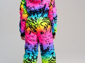 Комбинезон текстильный с полиуретановым покрытием для девочек