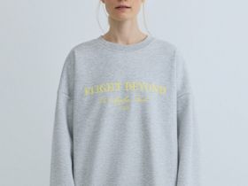 Свитшот с вышивкой, Серый