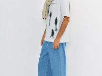 Свободные джинсы Baggy, Голубой