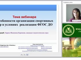 Особенности организации спортивных игр в условиях реализации ФГОС ДО