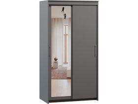 Шкаф-купе Тебар 2-100x190 Графитовый 1 зеркало