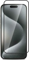 Защитное стекло BoraSCO для Apple iPhone 15 Plus с чёрной рамкой