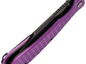 Складной нож Daggerr Powie Purple BW DL, сталь 8Cr14MoV, рукоять FRN