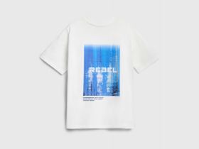 Футболка с принтом для мальчиков, Бежевый