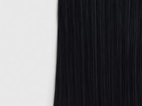 Трикотажное платье с ремнём, Черный