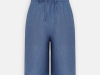 Шорты изо льна на резинке