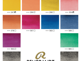 Набор акварели Talens "Rembrandt" Dusk 12 цв в металической коробке