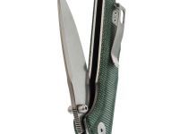 Складной нож Trivisa Arae-04G, сталь 14C28N, рукоять микарта