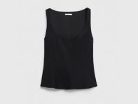 Топ с баской, Черный