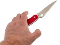 Складной нож Steelclaw Коп 1, сталь D2, рукоять G10, красный