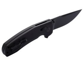 Складной нож SOG-TAC XR Black Out, сталь D2, рукоять G10