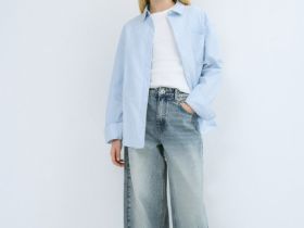 Рубашка для девочек, Голубой