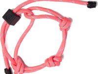 браслет с узлами розовый