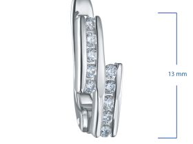 Серьги из белого золота э4712сг10210114