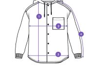 Рубашка текстильная с капюшоном из трикотажа для мальчиков