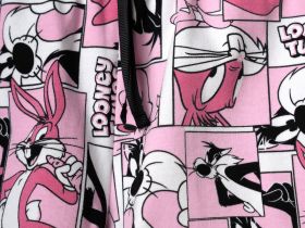 Комплект трикотажный для девочек: фуфайка (футболка), шорты