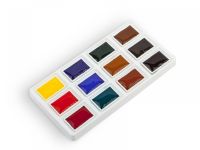 Набор акварели Сонет "Пленэр" в кюветах 12 цв х 2,5 мл, картонная упаковка