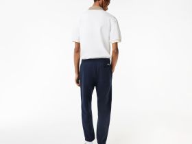 Мужские спортивные брюки Lacoste свободного кроя из хлопка