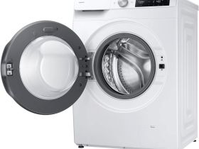 Сушильная машина Samsung с интеллектуальной стиркой, 9 кг, DV6000T белый