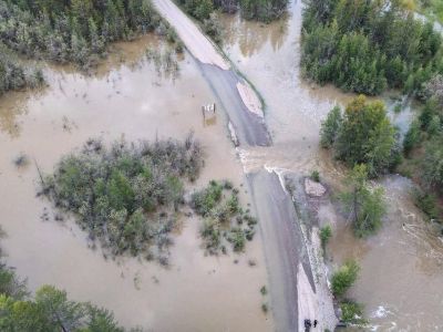 В Оймяконском районе от воды освободились сёла Орто-Балаган и Томтор