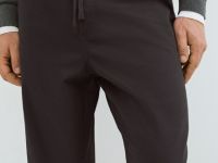 Брюки с эластичным поясом, Серый