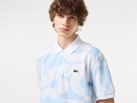 Мужское хлопковое поло Lacoste