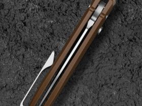 Складной нож Bestech Knives Ququ, сталь 14C28N, рукоять G10, коричневый