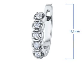 Серьги из белого золота э4712сг05161000