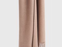 Шарф с бахромой, Коричневый