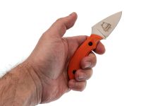 Фиксированный нож Kizlyar Supreme Hammy SW, сталь Niolox, рукоять G10, оранжевый