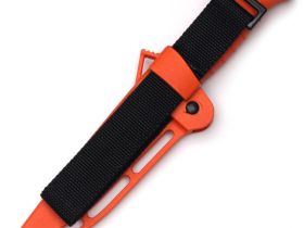 Туристический нож Кизляр ПП Финский, сталь AUS-8, рукоять оранжевый эластрон