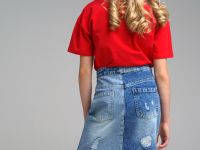 Юбка джинсовая