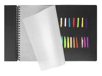 Скетчбук для пастели Малевичъ "GrafArt" А4 20 л 270 г, черный