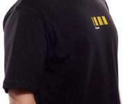 футболка с полосами чёрная 4XL–5XL