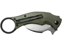 Складной нож FOX ODSW BLACK BIRD, сталь N690, рукоять G10, зеленый