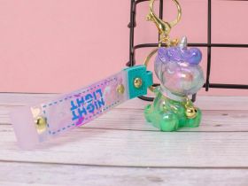 Брелок "Unicorn shine", purple-green
