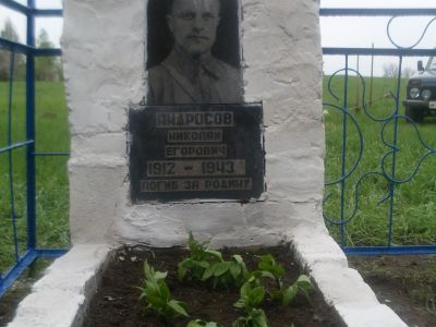 Могила партизана Андросова Н.Е., погибшего от рук полицаев в 1943 г.