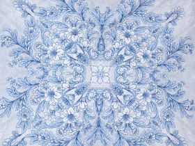 Постельное белье Venetto, голубое