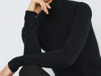 Базовая водолазка, Черный