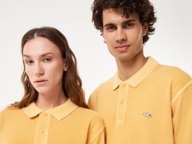 Хлопковое поло Lacoste унисекс