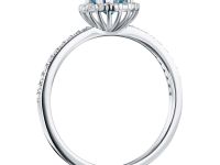 Кольцо из белого золота э0912кц04211033_blue