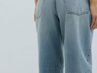 Джинсы Balloon со средней посадкой, Голубой