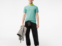 Мужское поло Lacoste Slim Fit из эластичного хлопка